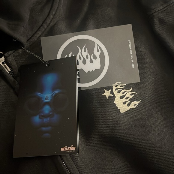 Hellstar hoodie black zip up - Picture 3 of 3